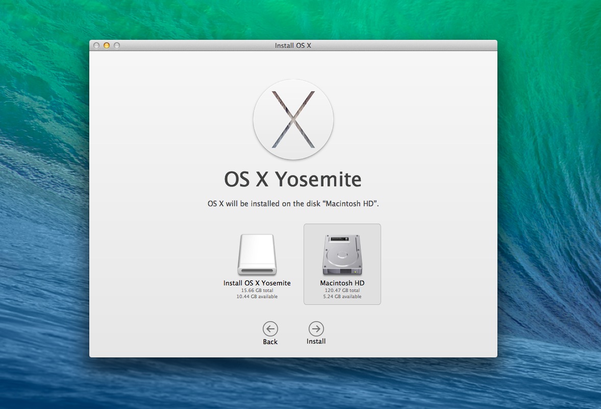 Install mac os yosemite download mac